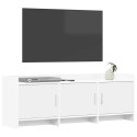 VidaXL Szafka pod telewizor 130 x 33 x 47 cm Biały Drewno inżynieryjne