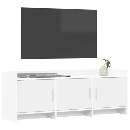 VidaXL Szafka pod telewizor 130 x 33 x 47 cm Biały Drewno inżynieryjne