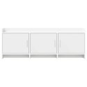 VidaXL Szafka pod telewizor 130 x 33 x 47 cm Biały Drewno inżynieryjne