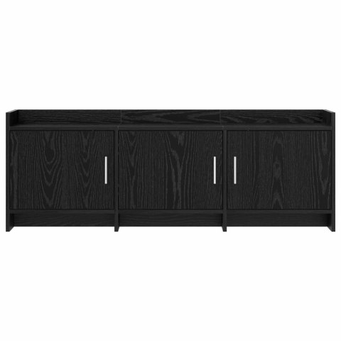 VidaXL Szafka pod telewizor 130 x 33 x 47 cm Czarny dąb