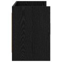 VidaXL Szafka pod telewizor 130 x 33 x 47 cm Czarny dąb