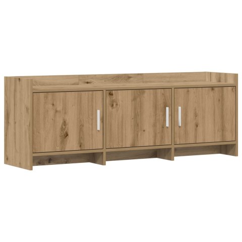 VidaXL Szafka pod telewizor 130 x 33 x 47 cm Dąb artisan