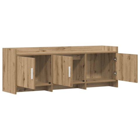 VidaXL Szafka pod telewizor 130 x 33 x 47 cm Dąb artisan