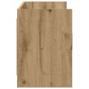VidaXL Szafka pod telewizor 130 x 33 x 47 cm Dąb artisan