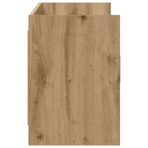 VidaXL Szafka pod telewizor 130 x 33 x 47 cm Dąb artisan