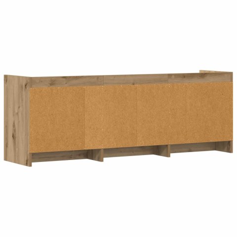 VidaXL Szafka pod telewizor 130 x 33 x 47 cm Dąb artisan