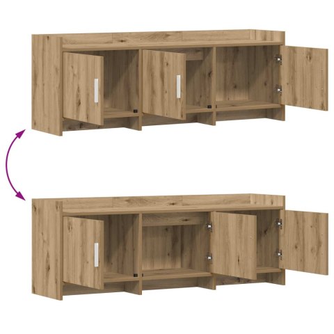 VidaXL Szafka pod telewizor 130 x 33 x 47 cm Dąb artisan