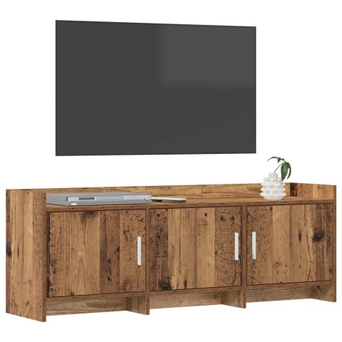 VidaXL Szafka pod telewizor 130 x 33 x 47 cm Stare drewno