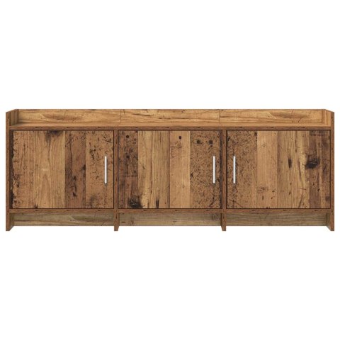 VidaXL Szafka pod telewizor 130 x 33 x 47 cm Stare drewno
