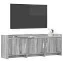 VidaXL Szafka pod telewizor 130 x 33 x 47 cm Szary Sonoma