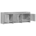 VidaXL Szafka pod telewizor 130 x 33 x 47 cm Szary Sonoma