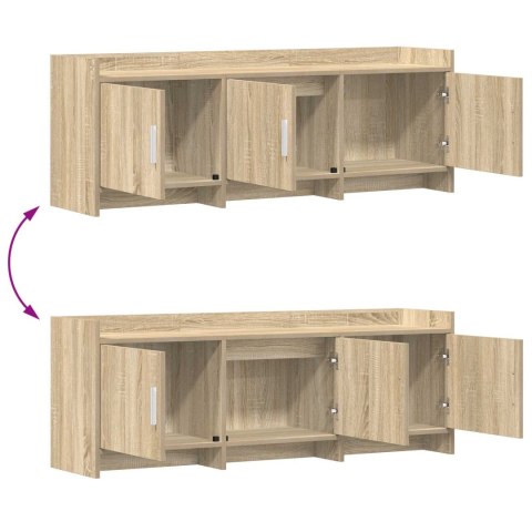 VidaXL Szafka pod telewizor 130 x 33 x 47 cm dąb Sonoma