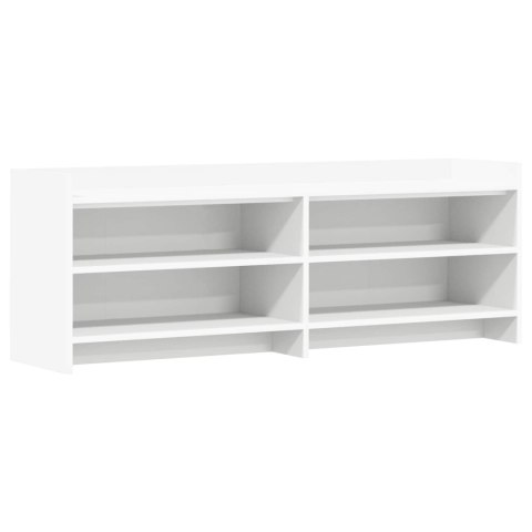 VidaXL Szafka pod telewizor 135 x 33 x 47 cm Biały Drewno inżynieryjne