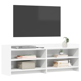 VidaXL Szafka pod telewizor 135 x 33 x 47 cm Biały Drewno inżynieryjne