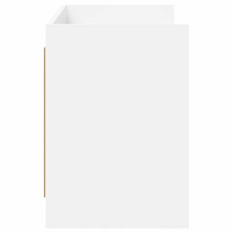 VidaXL Szafka pod telewizor 135 x 33 x 47 cm Biały Drewno inżynieryjne