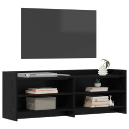 VidaXL Szafka pod telewizor 135 x 33 x 47 cm Czarny dąb