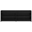 VidaXL Szafka pod telewizor 135 x 33 x 47 cm Czarny dąb
