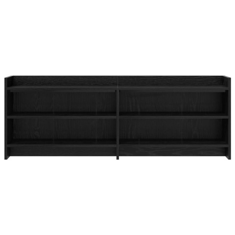 VidaXL Szafka pod telewizor 135 x 33 x 47 cm Czarny dąb