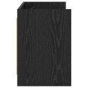 VidaXL Szafka pod telewizor 135 x 33 x 47 cm Czarny dąb