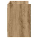 VidaXL Szafka pod telewizor 135 x 33 x 47 cm Dąb artisan