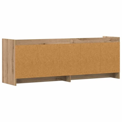 VidaXL Szafka pod telewizor 135 x 33 x 47 cm Dąb artisan
