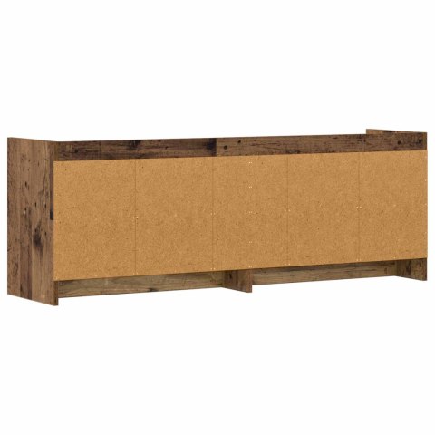 VidaXL Szafka pod telewizor 135 x 33 x 47 cm Stare drewno