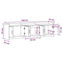 VidaXL Szafka pod telewizor 168 x 33 x 47 cm Betonowy szary