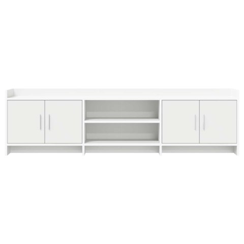 VidaXL Szafka pod telewizor 168 x 33 x 47 cm Biały Drewno inżynieryjne