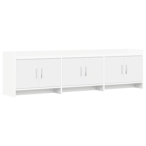 VidaXL Szafka pod telewizor 168 x 33 x 47 cm Biały Drewno inżynieryjne