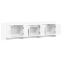 VidaXL Szafka pod telewizor 168 x 33 x 47 cm Biały Drewno inżynieryjne