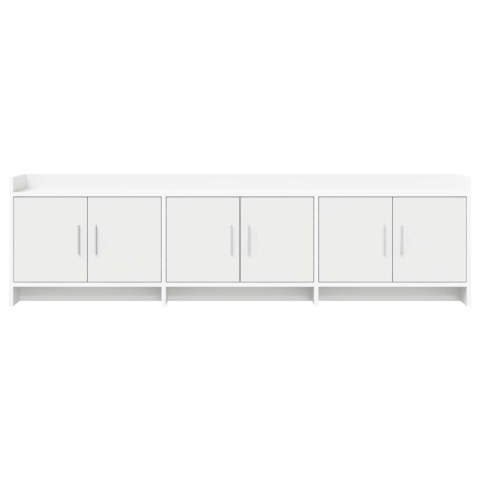 VidaXL Szafka pod telewizor 168 x 33 x 47 cm Biały Drewno inżynieryjne