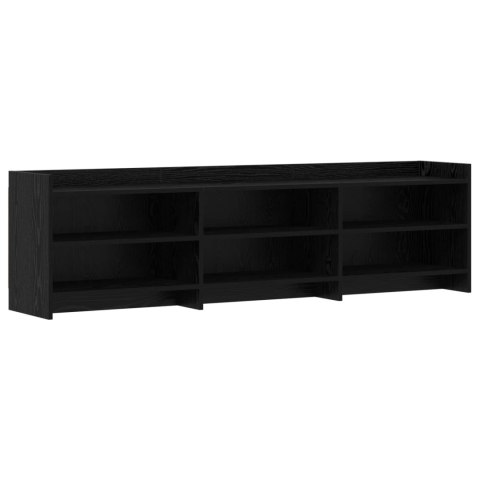 VidaXL Szafka pod telewizor 168 x 33 x 47 cm Czarny dąb