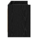 VidaXL Szafka pod telewizor 168 x 33 x 47 cm Czarny dąb