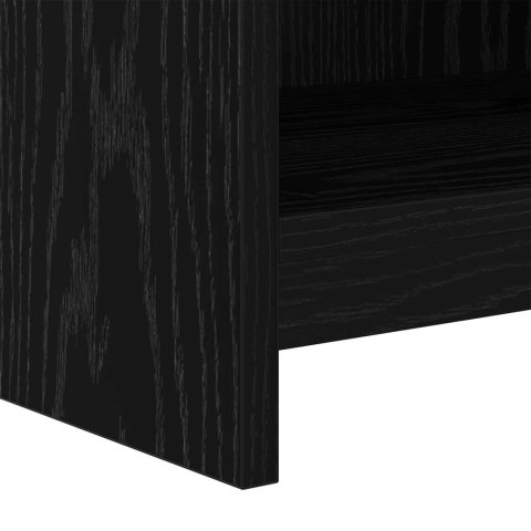 VidaXL Szafka pod telewizor 168 x 33 x 47 cm Czarny dąb