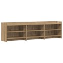 VidaXL Szafka pod telewizor 168 x 33 x 47 cm Dąb artisan