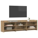 VidaXL Szafka pod telewizor 168 x 33 x 47 cm Dąb artisan
