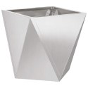 VidaXL Donica 2 pcs Srebrny 40 x 40 x 40 cm Stal nierdzewna