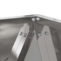 VidaXL Donica 2 pcs Srebrny 40 x 40 x 40 cm Stal nierdzewna
