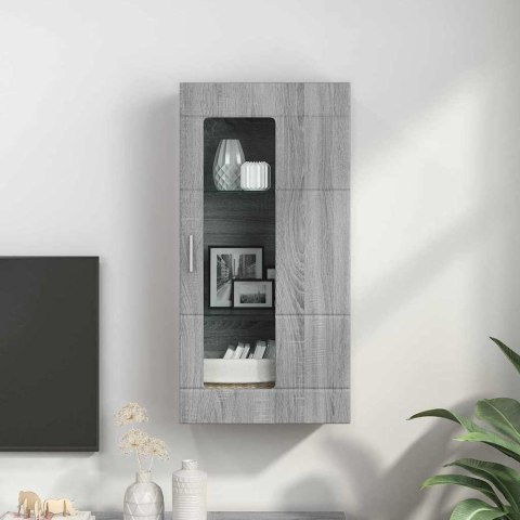 VidaXL Drewniana szafka Szary Sonoma 50 x 29 x 100 cm
