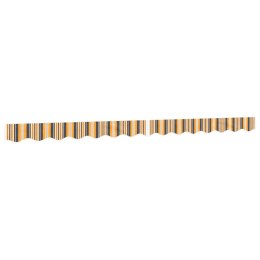 VidaXL Lambrekin do markizy, żółto-szare paski, 3,5 m