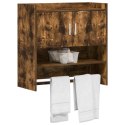 PÓŁKA ŚCIENNA DO MONTAŻU NA ŚCIANIE DĄB WĘDZONY 80X36X80CM