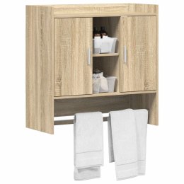 VidaXL Półka ścienna Do montażu na ścianie dąb Sonoma 80 x 36 x 80 cm