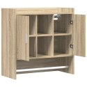 VidaXL Półka ścienna Do montażu na ścianie dąb Sonoma 80 x 36 x 80 cm