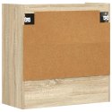 VidaXL Półka ścienna Do montażu na ścianie dąb Sonoma 80 x 36 x 80 cm