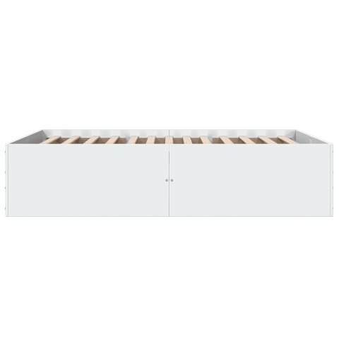 VidaXL Rama łóżka, biała, 120x200 cm, materiał drewnopochodny