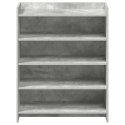 VidaXL Szafka na buty Betonowy szary 73,5 x 36 x 92 cm