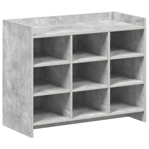 SZAFKA NA BUTY BETONOWY SZARY 85X39,5X70CM