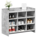 SZAFKA NA BUTY BETONOWY SZARY 85X39,5X70CM