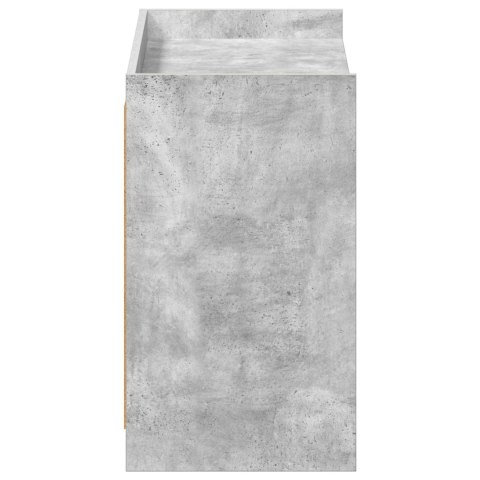 SZAFKA NA BUTY BETONOWY SZARY 85X39,5X70CM