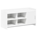 SZAFKA NA BUTY BIAŁY 100X39,5X51CM DREWNO INŻYNIERYJNE